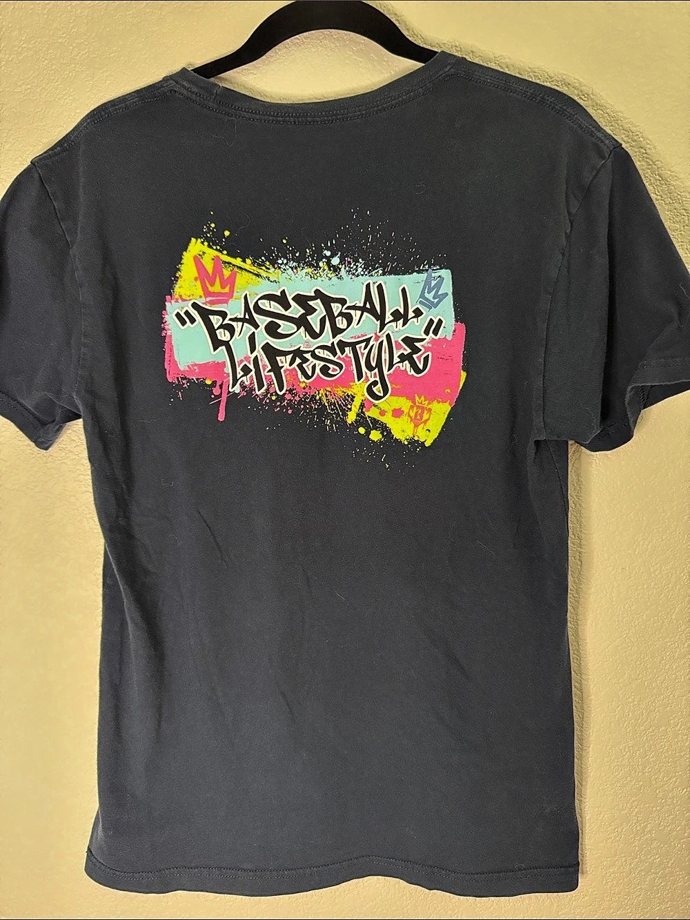 Baseball Lifestyle 101 adult Graphic Tee Size Medium